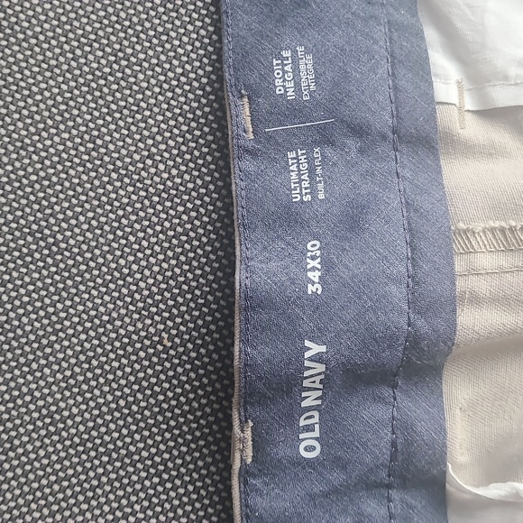 Old Navy Ultimate Straight Built-in Flex Chino Pants 34x30 - Picture 3 of 4